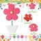 10 Pcs Spring Flower Wooden Decor Spring Table Decoration Rustic Tulip Daisy Wood Signs Floral Tiered Tray Decor Colorful Flower Centerpiece for Home Kitchen Shelf Decorations(Flower)